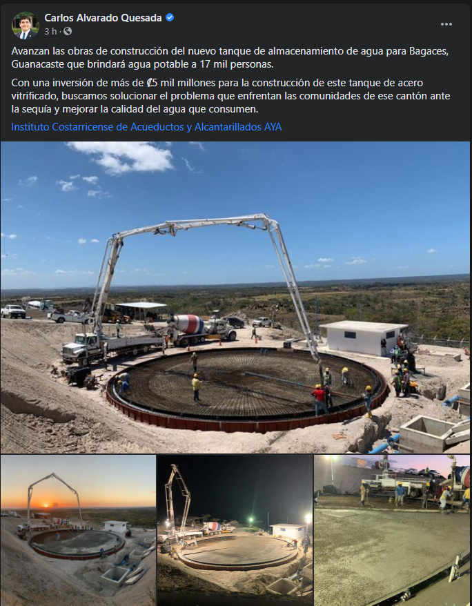 Post_Presidente_Carlos Alvarado_Bagaces_Intec Post Presidente Carlos Alvarado Bagaces Intec